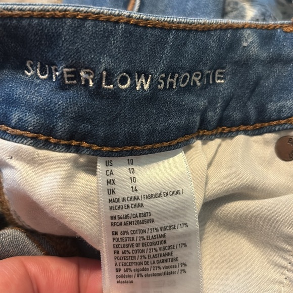 American Eagle super stretch denim shorts - Picture 3 of 4